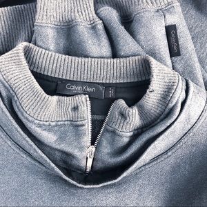 Calvin Klein Collection Merino Wool Zip Sweater